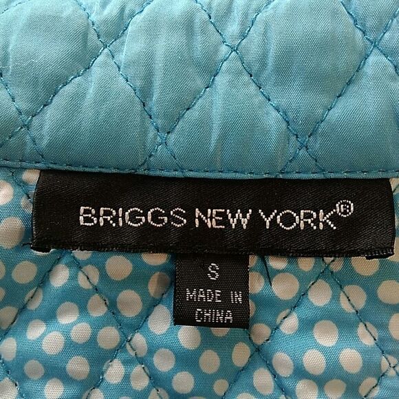 Briggs New York lightweight blue quilted jacket - Picture 8 of 8
